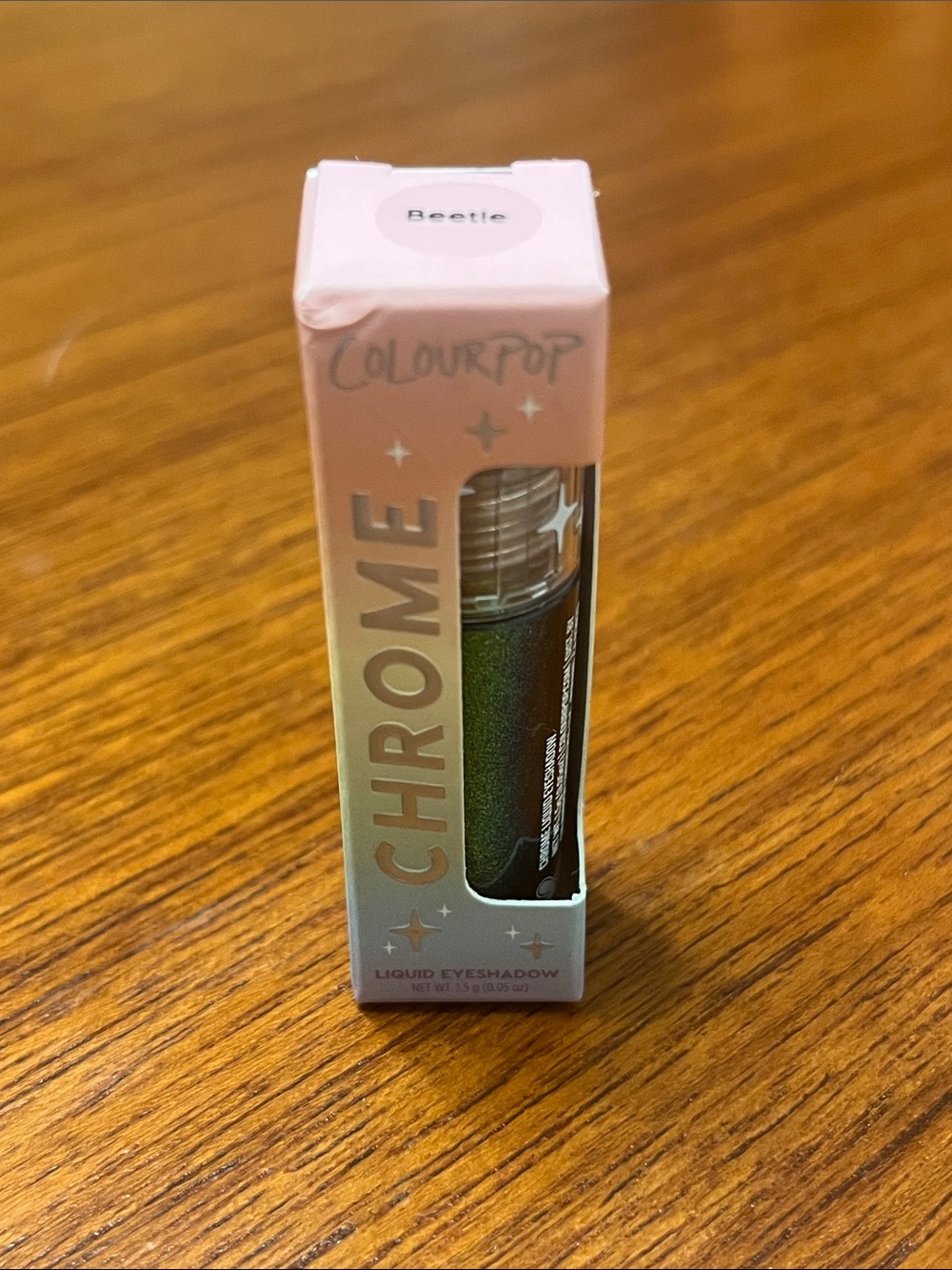 COLOURPOP chrome liquid eyeshadow-BEETLE